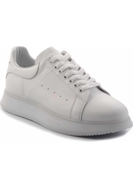 Beyaz Hakiki Deri Erkek Sneaker E01398202503 fiyatları
