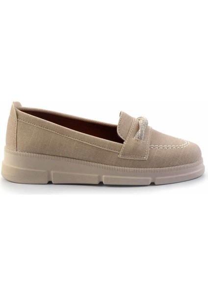 Vizon Kadın Loafer Ayakkabı K01621060509