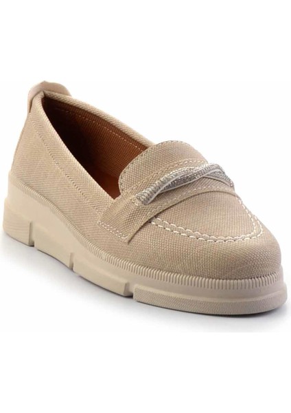 Vizon Kadın Loafer Ayakkabı K01621060509