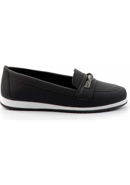 Siyah Kadın Loafer Ayakkabı K01621111109
