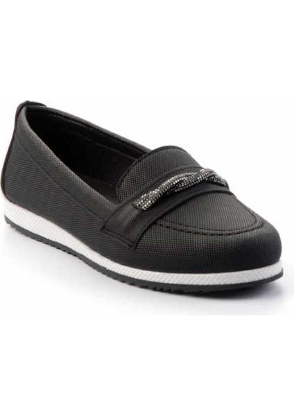 Siyah Kadın Loafer Ayakkabı K01621111109