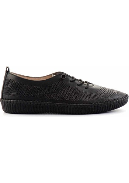 Siyah Hakiki Deri Kadın Casual Ayakkabı K01462025003 fiyatları