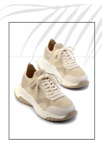 Bej Triko Kadın Sneaker K01120100282