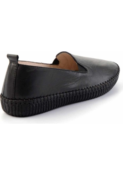 Siyah Hakiki Deri Kadın Babet K01462025203 fırsatları