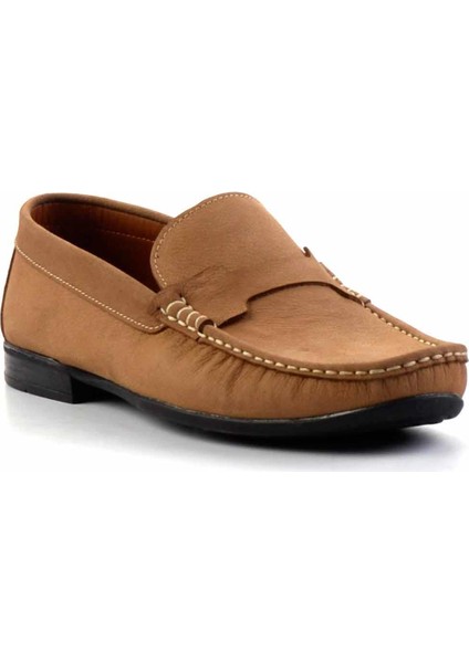 Vizon Nubuk Hakiki Deri Erkek Loafer Ayakkabı E01733033601 modelleri