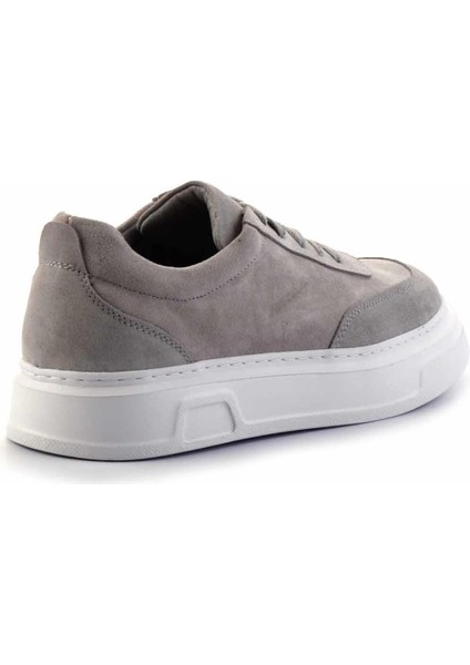 Gri Süet Hakiki Deri Erkek Casual Ayakkabı E01585735302 fırsatları