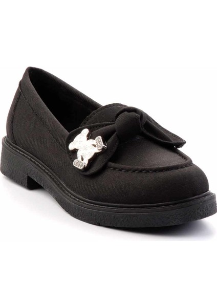 Siyah Kumaş Kadın Loafer Ayakkabı K01257060704 fiyatları