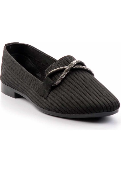 Siyah Triko Kadın Espadril K01688102182 fiyatları