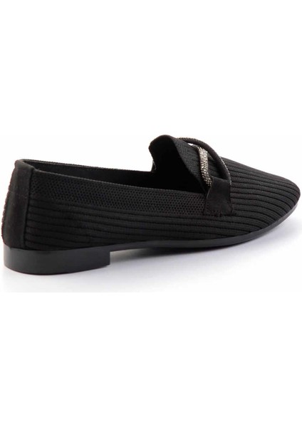 Siyah Triko Kadın Espadril K01688102182 modelleri