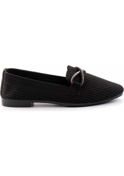 Siyah Triko Kadın Espadril K01688102182