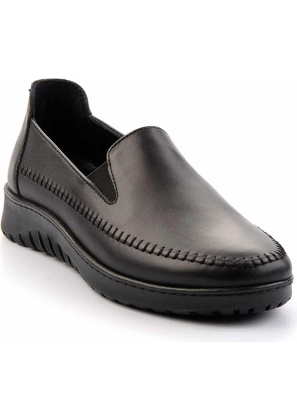 Siyah Hakiki Deri Kadın Babet K01331055703 fiyatları