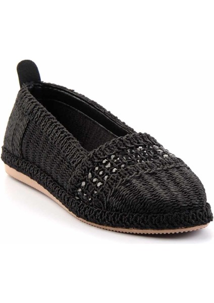 Siyah Örgü Kadın Espadril K01823015416 fiyatları
