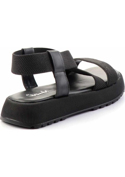 Siyah Kadın Sandalet K05397085009 modelleri
