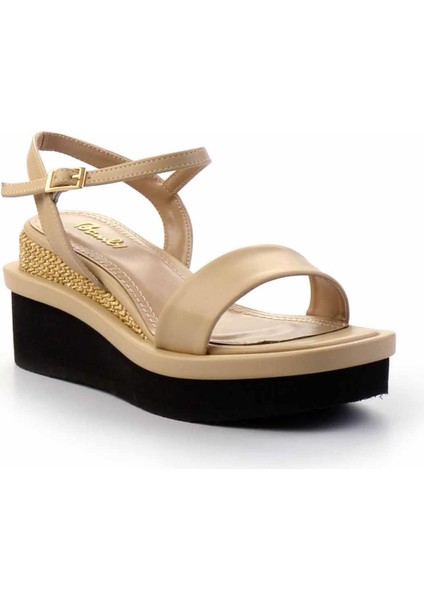 Bej Kadın Sandalet K05188207109 modelleri