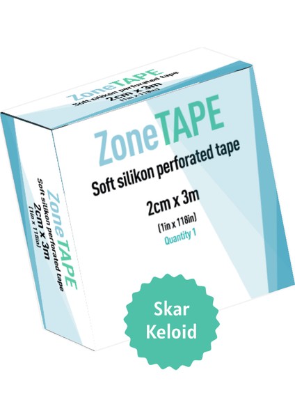 Soft Silikon Bant-Estetik Dikiş İzi - Sezaryen - Yanık - Ben Aldırma- 2 cm x 3 mt 12 Adet