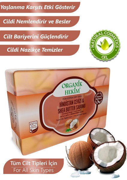 Hindistan Cevizi & Shea Butter Sabunu -140 Gram