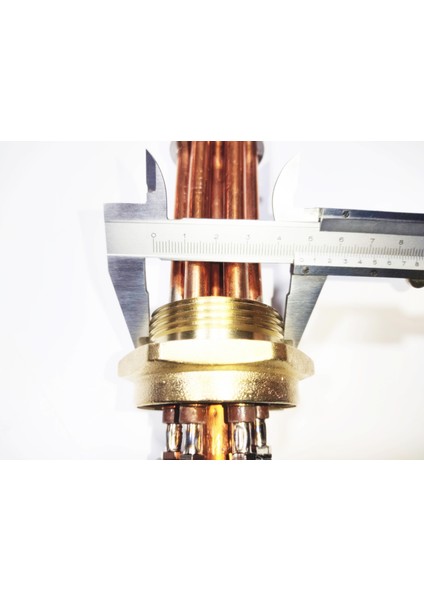 Bakır Kafa 1 1/2" (1,5inç) Trifaze Isıtıcı Rezistans 40cm 10KW fırsatları