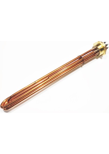 Bakır Kafa 1 1/2" (1,5inç) Trifaze Isıtıcı Rezistans 40cm 10KW indirimleri