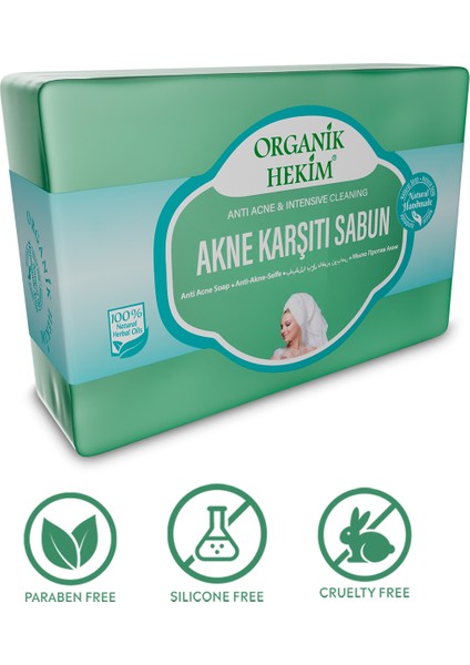 Akne Karşıtı Doğal Kırışık Sabunu Antı Acne Soap