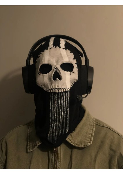 Call Of Duty Modern Warfare Ghost Maskesi + Kar Maskesi