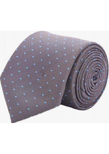 ALTINYILDIZ CLASSICS Erkek Gri-Mavi Desenli Kravat
