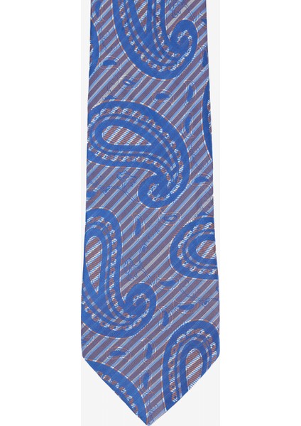 ALTINYILDIZ CLASSICS Erkek Kahve-Lacivert-Mavi Desenli Klasik Kravat fiyatları