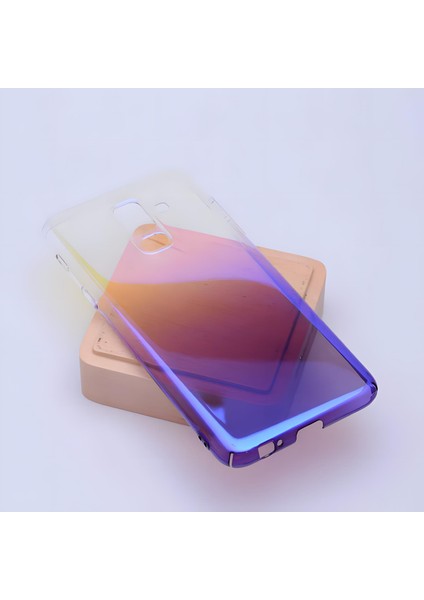 Galaxy A6 Plus 2018 Parlak Renk Geçişli Kılıf