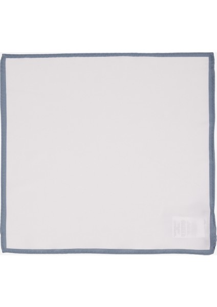 ALTINYILDIZ CLASSICS Erkek Beyaz-Gri Desenli Mendil