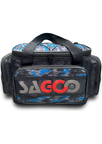 Tackle Bag Blue Camo Balıkçı Malzeme Çantası