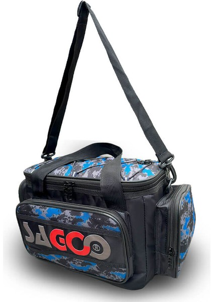 Tackle Bag Blue Camo Balıkçı Malzeme Çantası