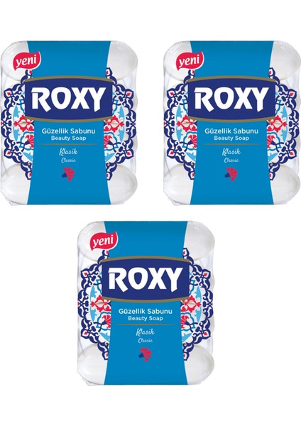 Roxy Güzellik Sabunu Klasik 4X70 gr x 3 Adet