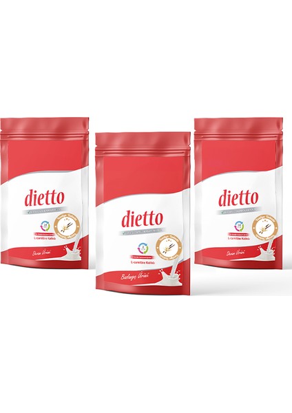 2 Adet Dietto 30 Günlük Set Vanilya
