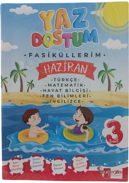 3.Sınıf Yaz Dostum Yaz Tatil Kitabı Tüm Dersler Seti