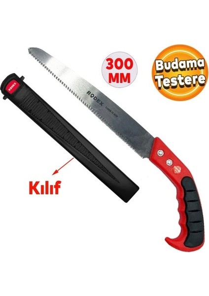 RHT0702110030 Metal Kilitli Budama Testeresi Ince Diş 300MM (