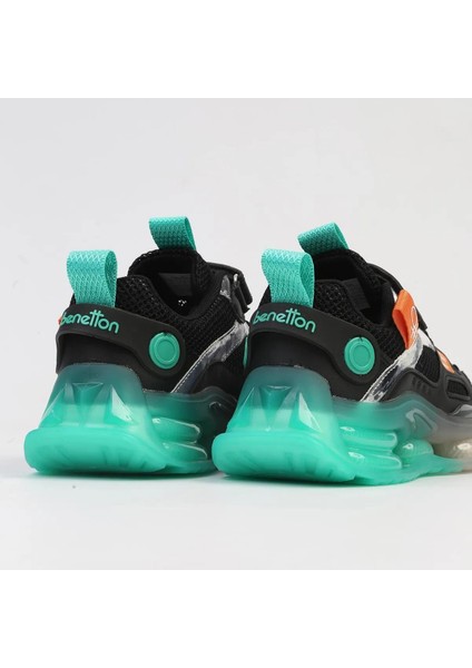 Çocuk Siyah - Yeşil Spor Ayakkabı BNI-10275 fırsatları