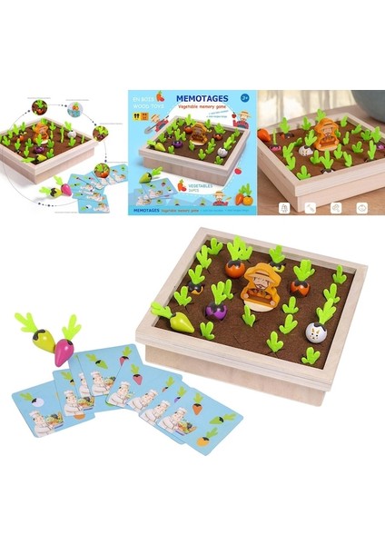 Suntek 1 Takım Ahşap Turp Çiftlik Oyunu Montessori Oyuncaklar (Yurt Dışından) modelleri
