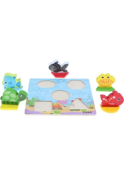 Suntek Ahşap 3D Yapboz Bebek Yürümeye Başlayan Eğitici (Yurt Dışından)