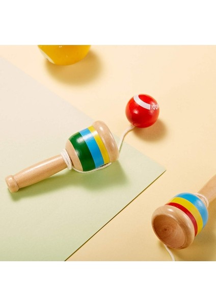 Klasik Ahşap Kendama Kupası Top Atma Yakalama Oyunu Kırmızı (Yurt Dışından) fırsatları