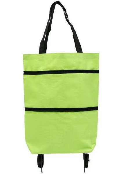 Bakkal Alışveriş Arabası Katlanır Taşınabilir Tekerlekli Çanta Su Geçirmez Süpermarket Alışveriş Arabası (Yurt Dışından)