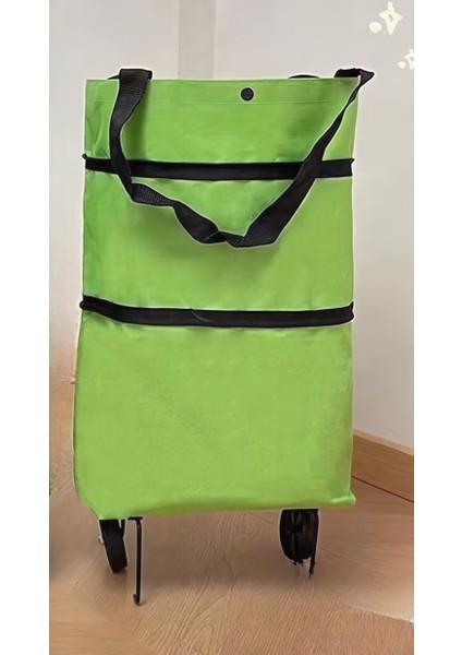 Bakkal Alışveriş Arabası Katlanır Taşınabilir Tekerlekli Çanta Su Geçirmez Süpermarket Alışveriş Arabası (Yurt Dışından) fiyatları