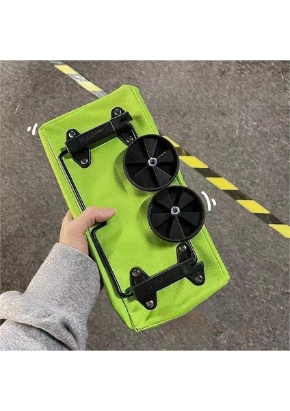 Bakkal Alışveriş Arabası Katlanır Taşınabilir Tekerlekli Çanta Su Geçirmez Süpermarket Alışveriş Arabası (Yurt Dışından) fırsatları