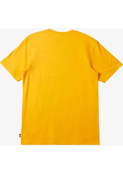 Qs Comp Logo Dna Sarı Erkek Tshirt