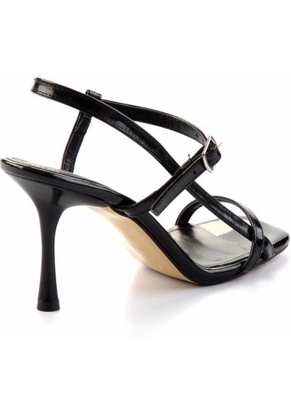 Siyah Rugan Kadın Klasik Topuklu Ayakkabı K05206062008 modelleri