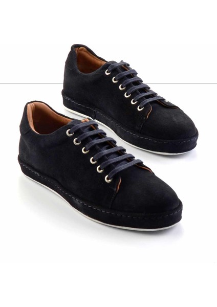 Lacivert Süet Hakiki Deri Erkek Casual Ayakkabı E01310331002