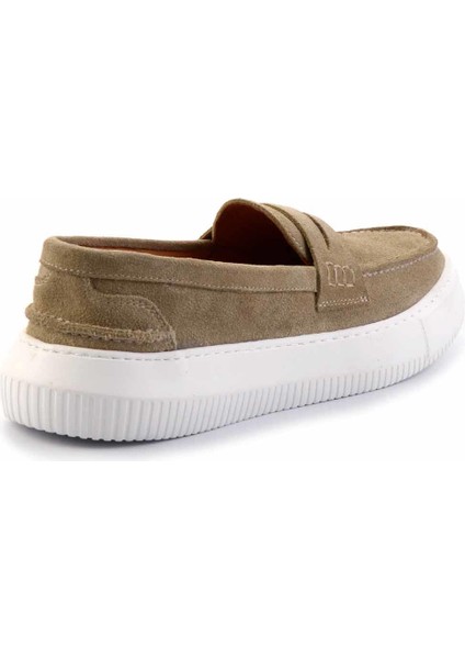 Yeşil Süet Hakiki Deri Erkek Casual Ayakkabı E01442000102 fırsatları