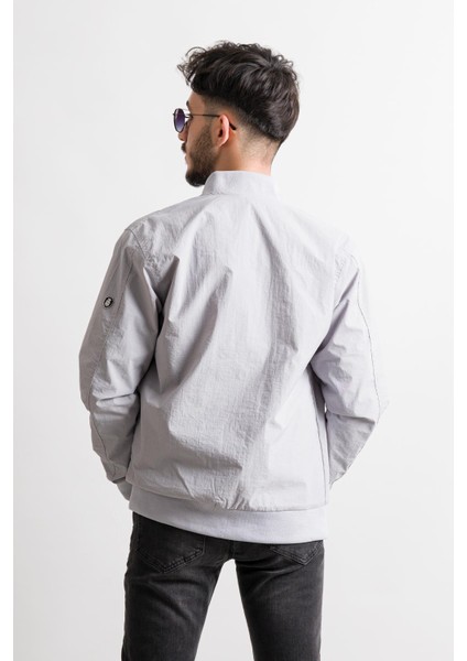 Fbı Jeans Slimfit Gofre Kumaş Kolej Yaka Astarlı Baharlık Mont