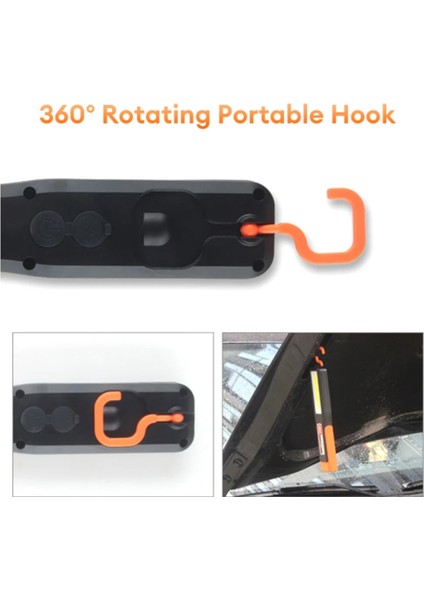 Gold Orion Or 998 Ayarlanabilir Mıknatıslı Şarjlı 5 Adet tamirci feneri