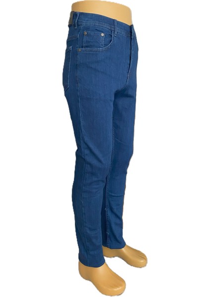 Gruva erkek Regular Fit Boru Paça Likralı Esnek Kot Pantolon Mavi modelleri