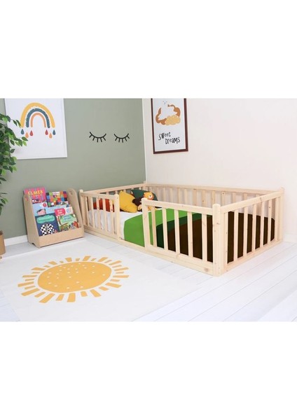 Ahşap Montessori Bebek ve Çocuk Karyolası