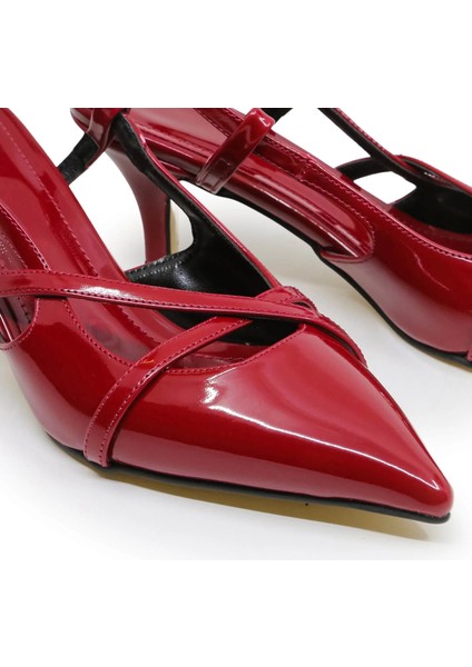 Joya Rugan Bordo Topuklu Ayakkabı fırsatları